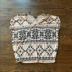 Forever 21 aztec print t shirt